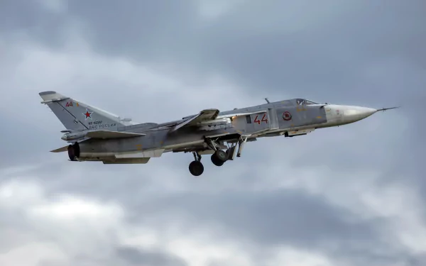 warplane aircraft jet fighter military sukhoi su-24 HD Desktop Wallpaper | Background Image