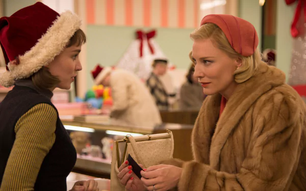 Rooney Mara Cate Blanchett movie Carol HD Desktop Wallpaper | Background Image
