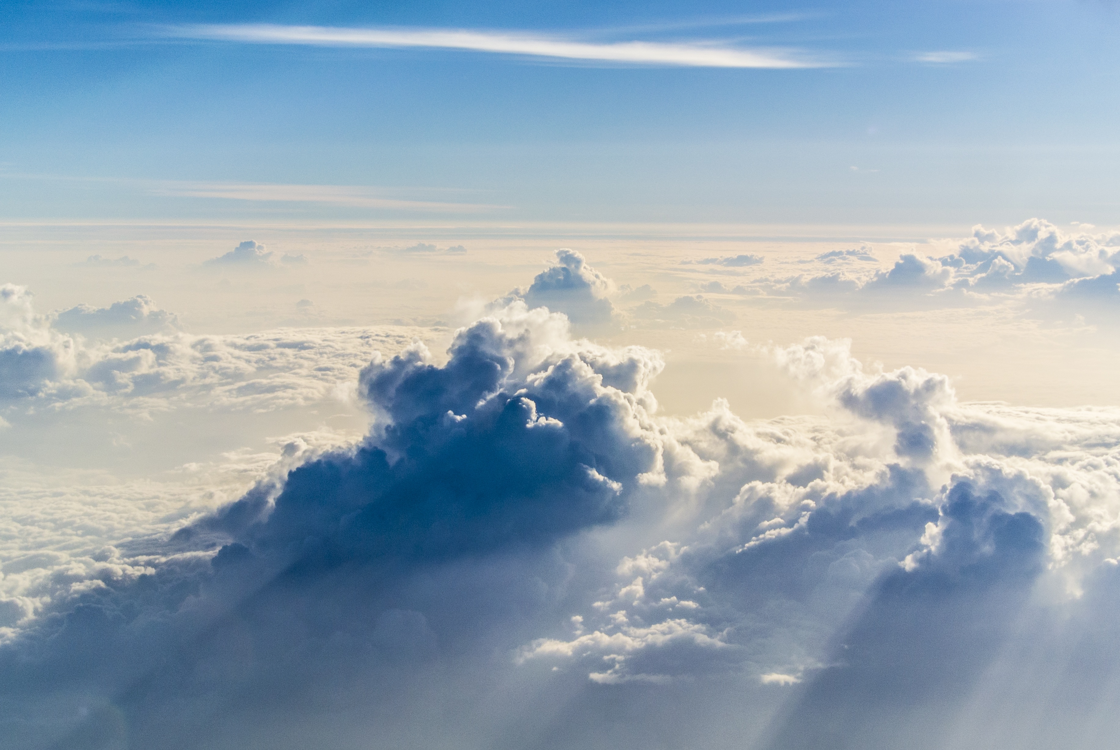 Download Horizon Sunbeam Sky Nature Cloud HD Wallpaper
