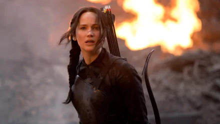 Katniss Everdeen Jennifer Lawrence movie The Hunger Games: Mockingjay - Part 1 HD Desktop Wallpaper | Background Image