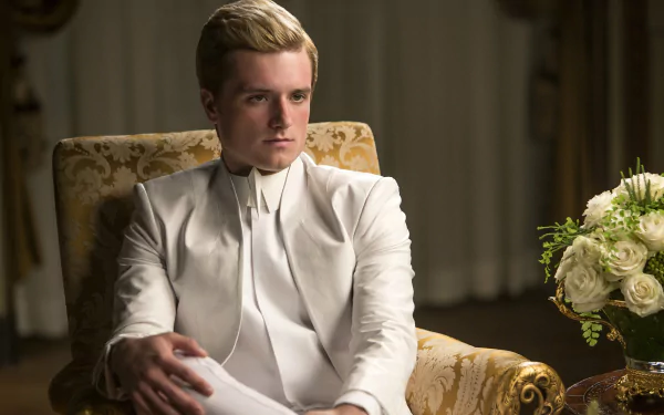 Josh Hutcherson Peeta Mellark movie The Hunger Games: Mockingjay - Part 1 HD Desktop Wallpaper | Background Image