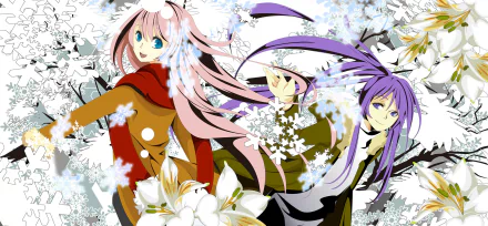 Kamui Gakupo Luka Megurine Anime Vocaloid HD Desktop Wallpaper | Background Image