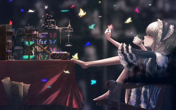 gothic butterfly Anime Original Gothic Anime HD Desktop Wallpaper | Background Image