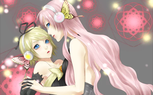 Magnet (Vocaloid) Luka Megurine Rin Kagamine Anime Vocaloid HD Desktop Wallpaper | Background Image