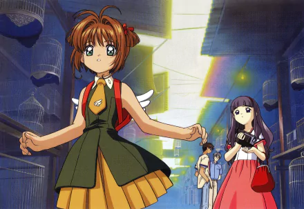 Toya Kinomoto Yukito Tsukishiro Tomoyo Daidouji Sakura Kinomoto Anime Cardcaptor Sakura HD Desktop Wallpaper | Background Image