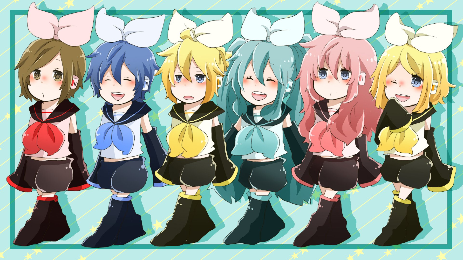 Vocaloid Hatsune Miku, Rin, Len, Luka, Meiko, Kaito B3 Tapestry Wall shops Scroll