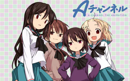 Anime A Channel HD Desktop Wallpaper | Background Image