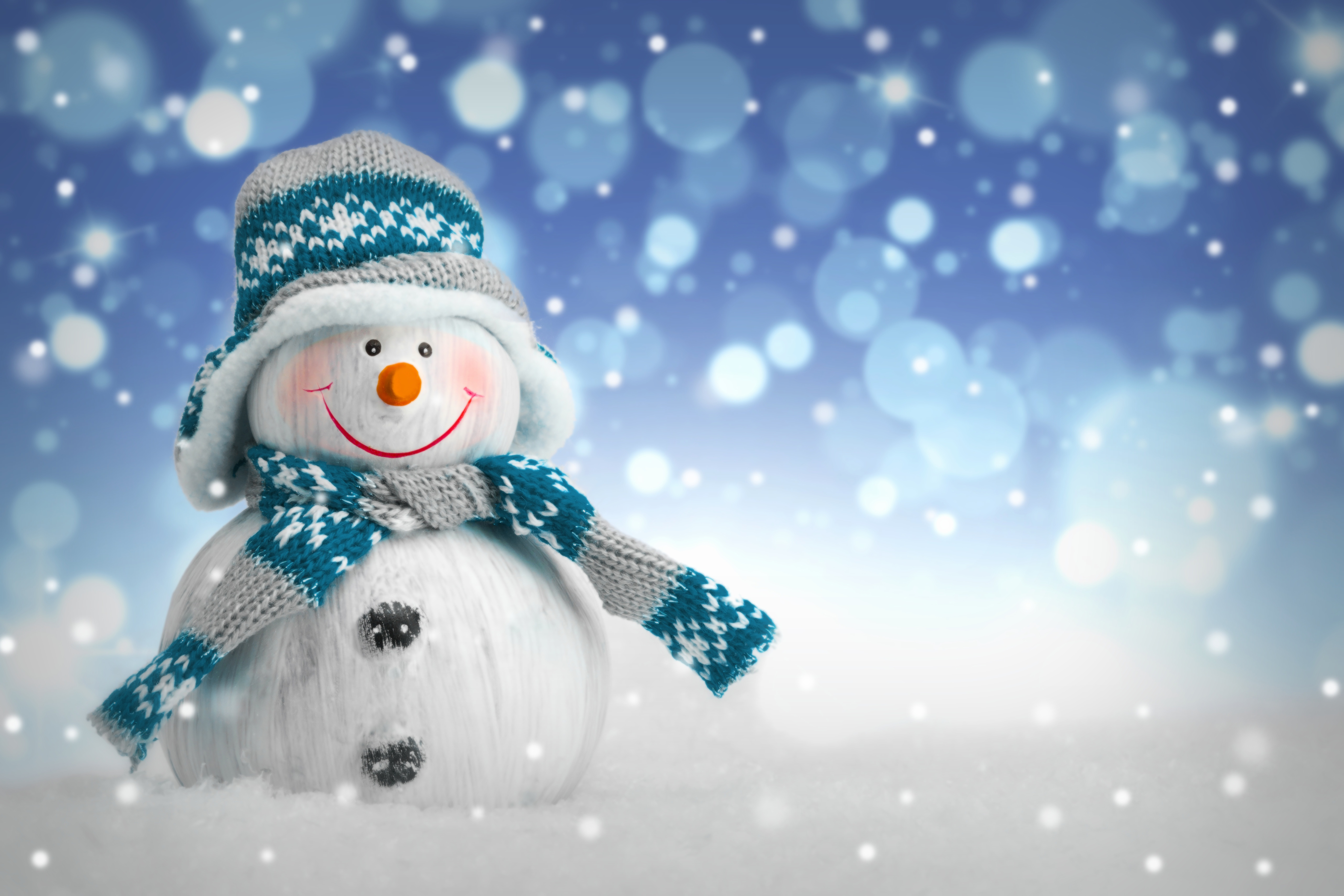Snowman vector. Snowman character design. Christmas poster. wallpaper. free  space for text. 23822764 Vector Art at Vecteezy