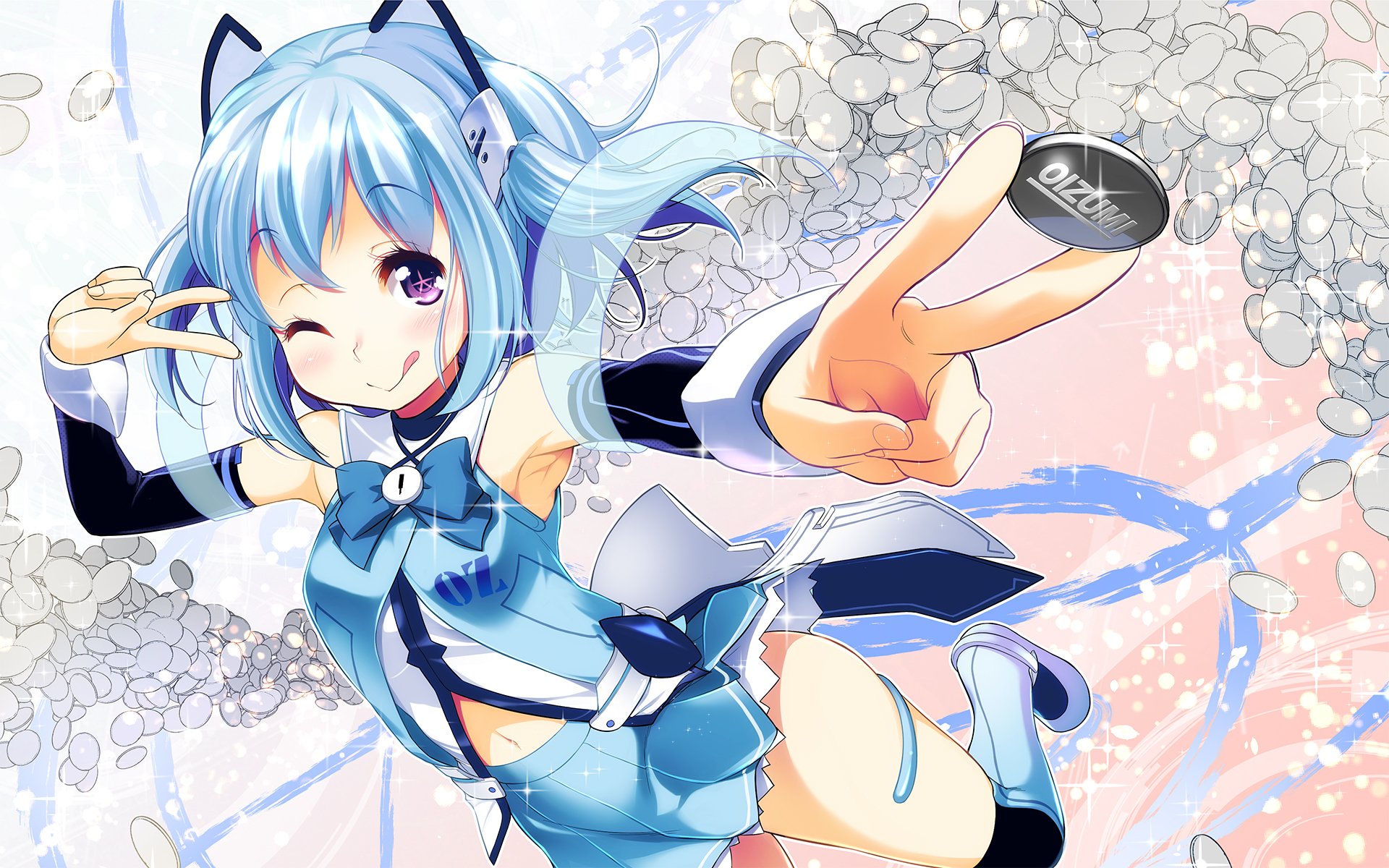 Download Anime 1000-chan HD Wallpaper by Orimoto Mimana