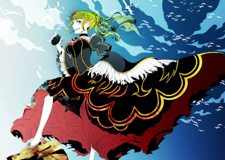 Beatrice (Umineko no Naku Koro ni) Anime Umineko: When They Cry HD Desktop Wallpaper | Background Image