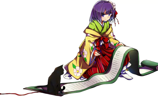 Hieda no Akyuu Anime Touhou HD Desktop Wallpaper | Background Image