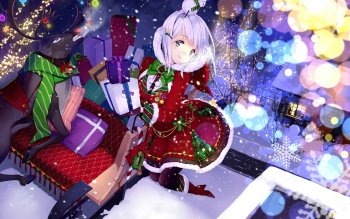 6 Anime Christmas Hd Wallpapers Background Images Wallpaper Abyss Page 3