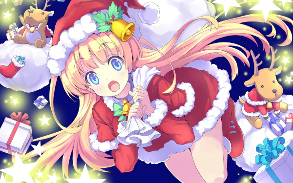 Anime Christmas anime christmas HD Desktop Wallpaper | Background Image