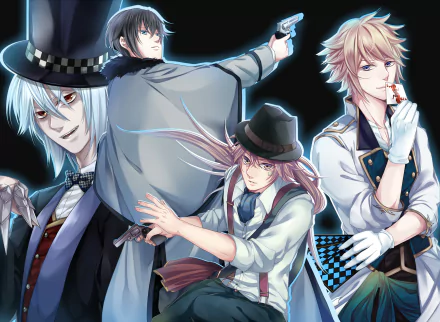 William Hamish Watson Jean Lupin Jack Mirrors Herlock Holmes Anime Eikoku Tantei Mysteria HD Desktop Wallpaper | Background Image