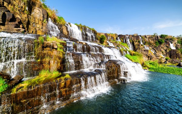 Earth Waterfall Waterfalls Vietnam HD Wallpaper | Background Image