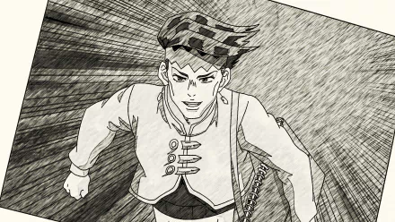 Rohan Kishibe Anime Jojo's Bizarre Adventure HD Desktop Wallpaper | Background Image