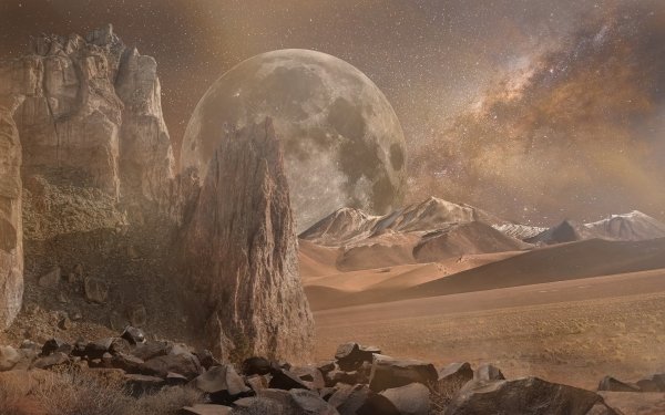 Sci Fi Landscape Planet HD Wallpaper | Background Image