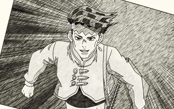 Rohan Kishibe Anime Jojo's Bizarre Adventure HD Desktop Wallpaper | Background Image