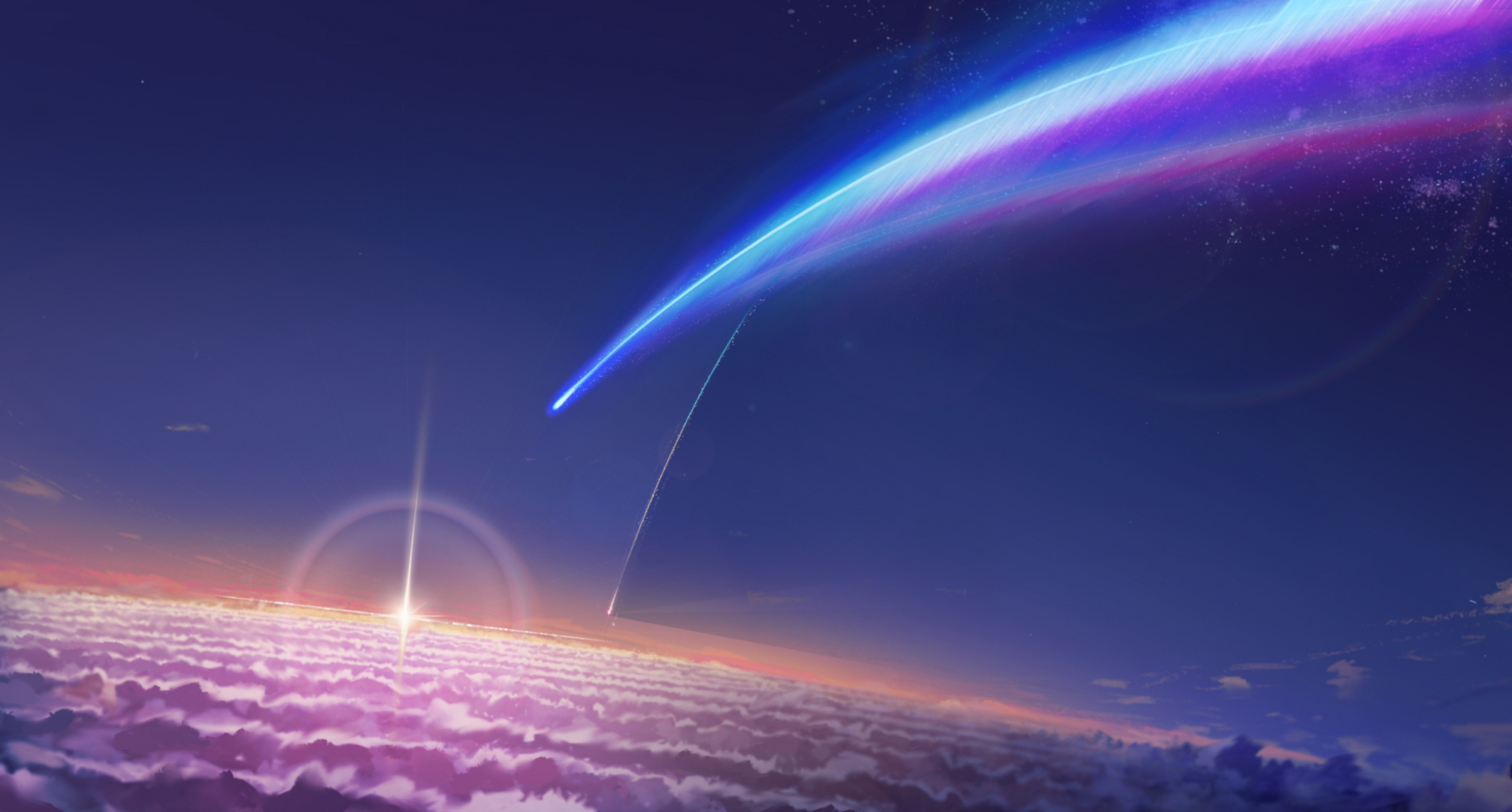 Download Sky Your Name Anime Hd Wallpaper