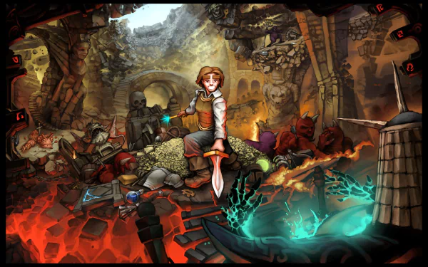 video game dungeons of dredmor HD Desktop Wallpaper | Background Image