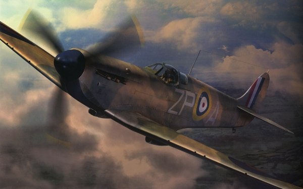 Military Supermarine Spitfire Military Aircraft HD Wallpaper | Background Image
