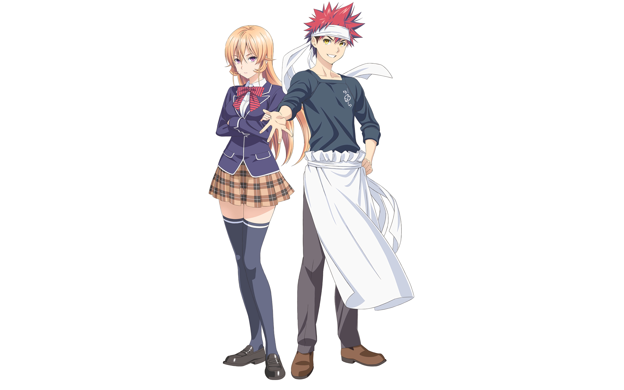 Download Sōma Yukihira Erina Nakiri Anime Food Wars Shokugeki No Soma Hd Wallpaper