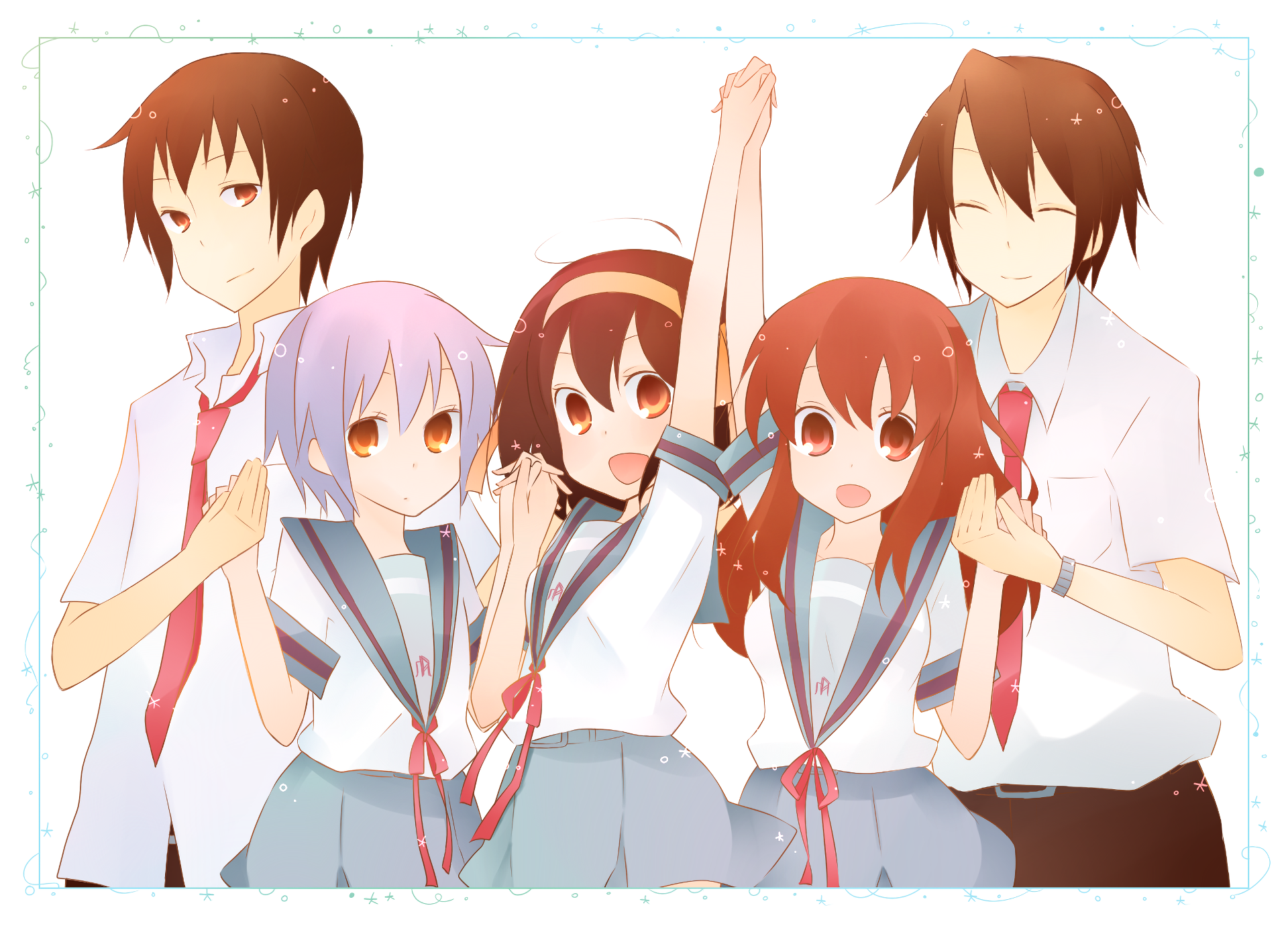 Download Anime The Melancholy Of Haruhi Suzumiya HD Wallpaper