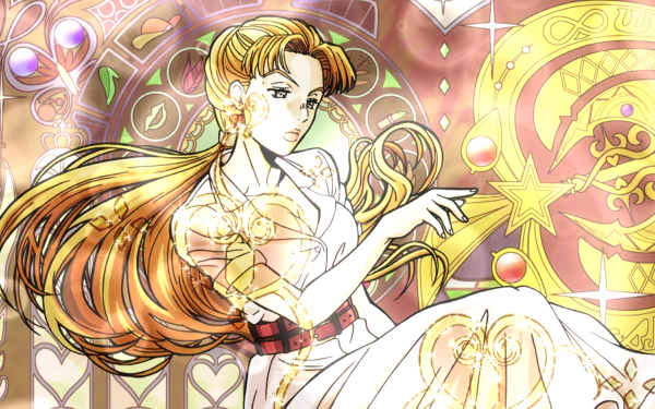 long hair white dress dress blonde Jojo's Bizarre Adventure: Diamond Is Unbreakable Aya Tsuji Anime Jojo's Bizarre Adventure HD Desktop Wallpaper | Background Image
