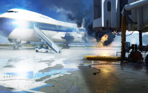 aircraft passenger plane video game Tom Clancy's Rainbow Six: Siege HD Desktop Wallpaper | Background Image