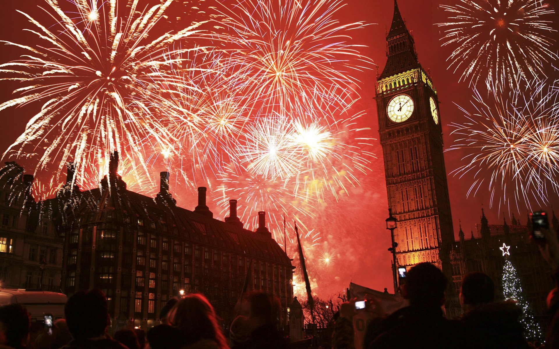 New Year's Eve Fireworks in London Fond d'écran HD | Arrière-Plan ... New Years Fireworks Wallpaper 2015