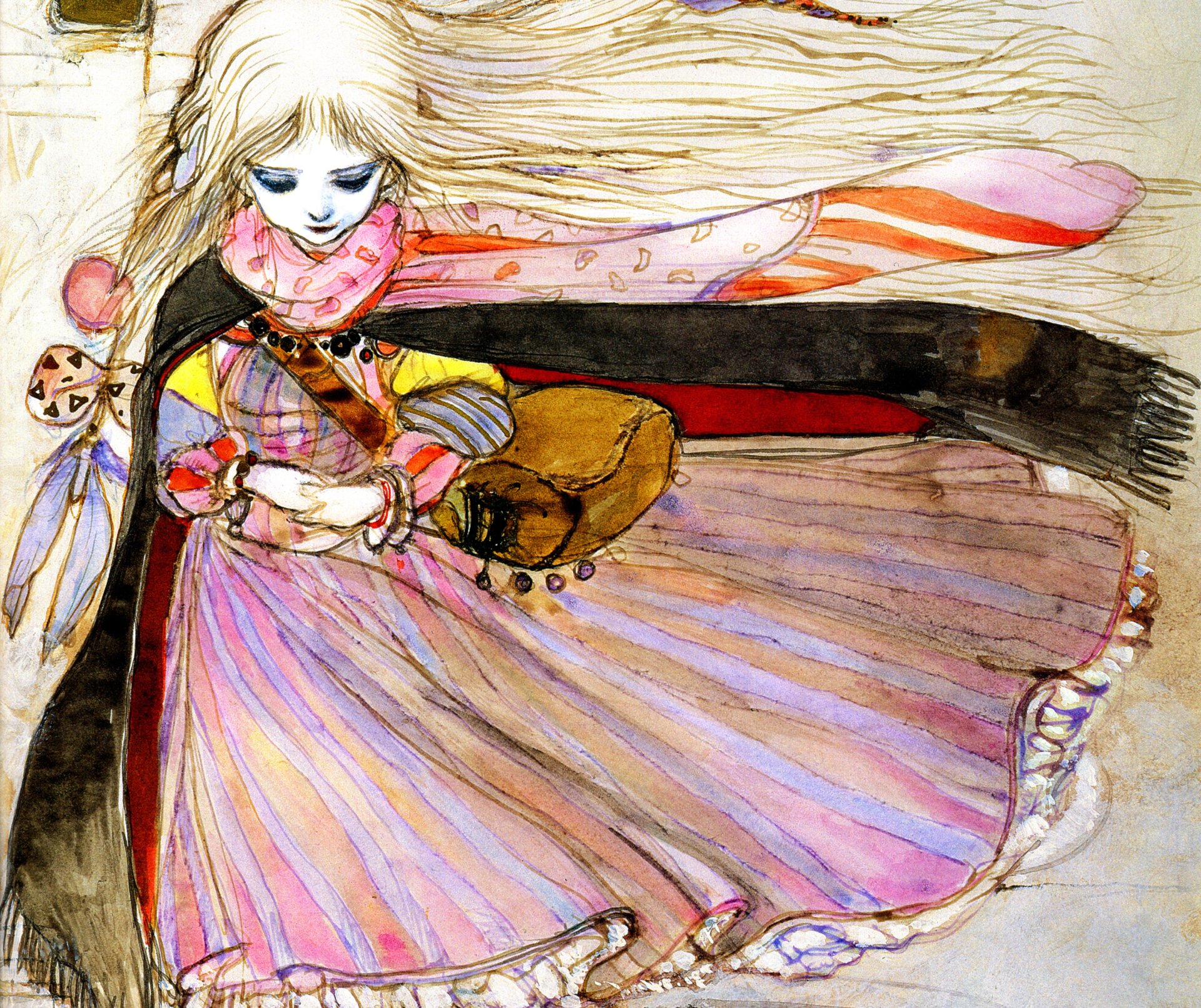 Download Anime Angel’s Egg HD Wallpaper by Yoshitaka Amano