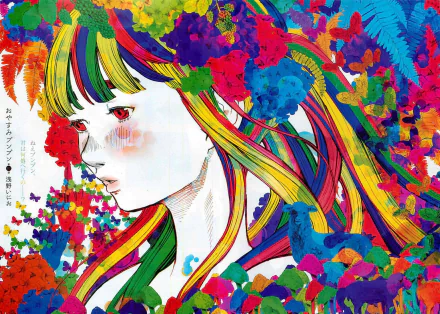 Aiko Tanaka Anime Goodnight Punpun HD Desktop Wallpaper | Background Image