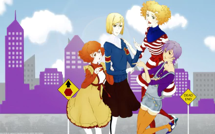 Anime Red Garden HD Desktop Wallpaper | Background Image