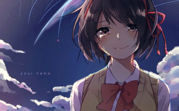 Anime Your Name. Mitsuha Miyamizu HD Wallpaper | Background Image