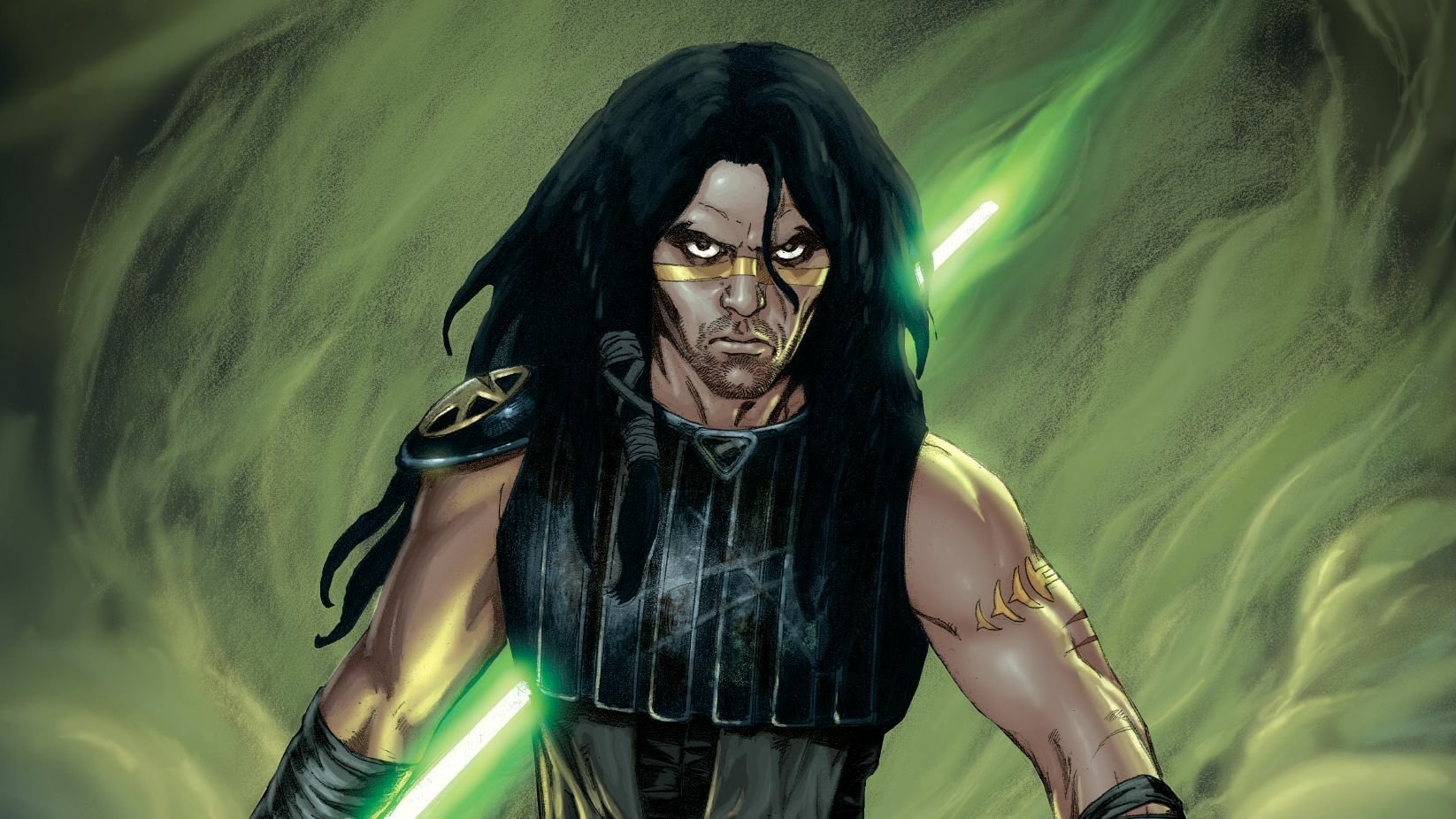 Download Quinlan Vos Comic Star Wars Wallpaper
