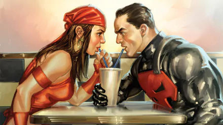 Elektra (Marvel Comics) Punisher Comic Thunderbolts HD Desktop Wallpaper | Background Image