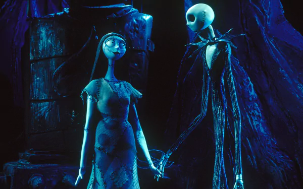 Sally (The Nightmare Before Christmas) Jack (The Nightmare Before Christmas) Jack Skellington movie The Nightmare Before Christmas HD Desktop Wallpaper | Background Image