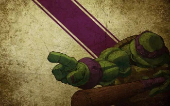 Teenage mutant ninja turtles donatello hi-res stock photography