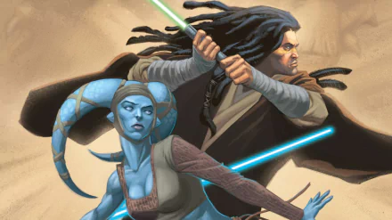 Aayla Secura Quinlan Vos Comic Star Wars HD Desktop Wallpaper | Background Image