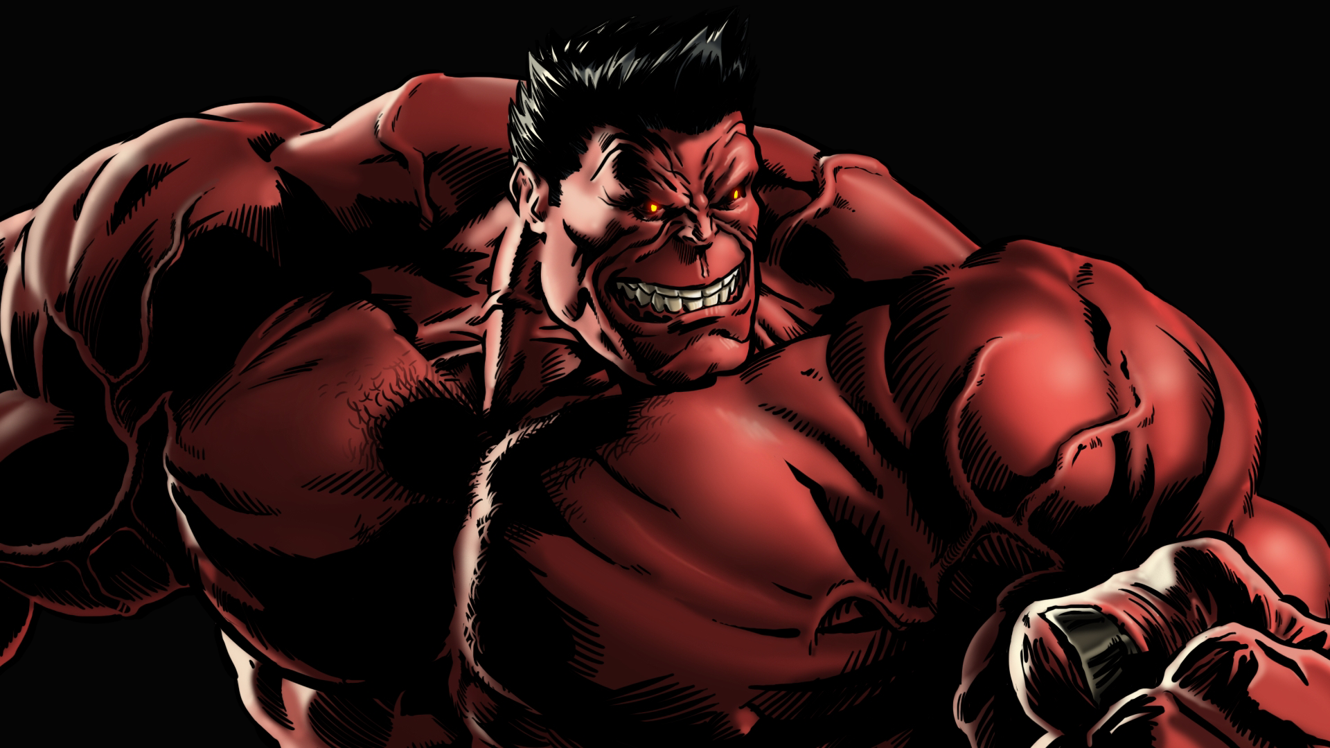 Red Hulk HD Wallpaper
