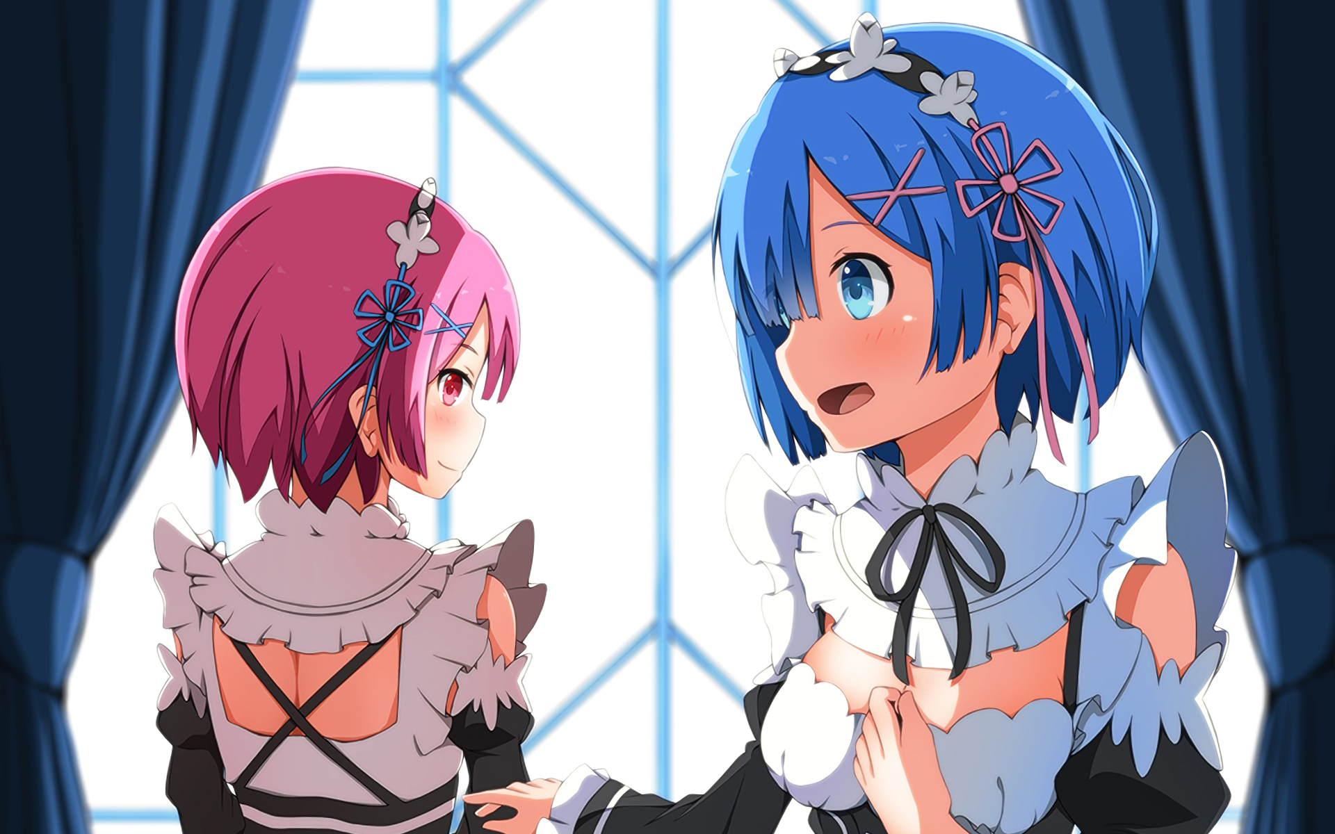 Ram And Rem - Re:zero Anime Hd Wallpaper