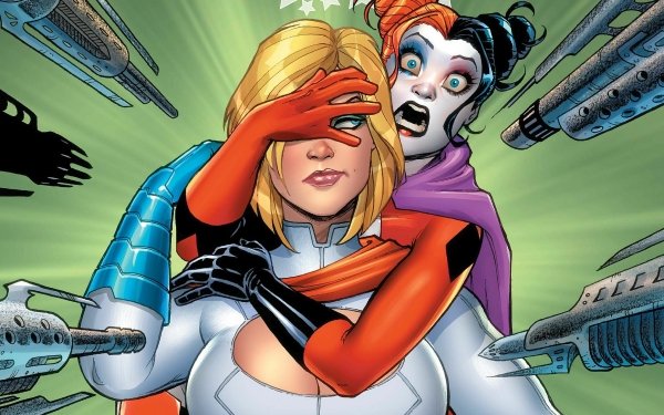 Comics Harley Quinn Power Girl HD Wallpaper | Background Image