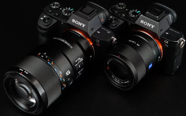 Sony close-up man made camera HD Desktop Wallpaper | Background Image