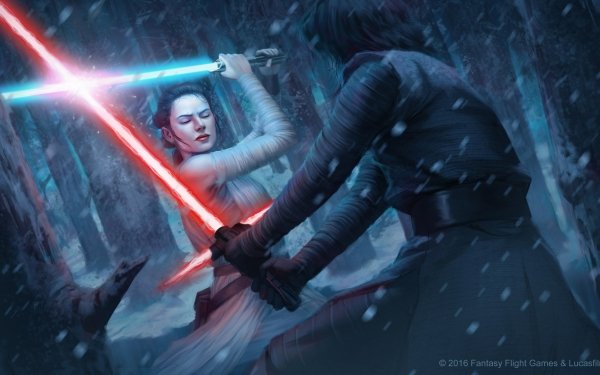 Film Star Wars 7 : Le Réveil de la Force Star Wars Rey Kylo Ren Star Wars: Destiny Lightsaber Snow Sith Jedi Blue Lightsaber Red Lightsaber Belt Fond d'écran HD | Image