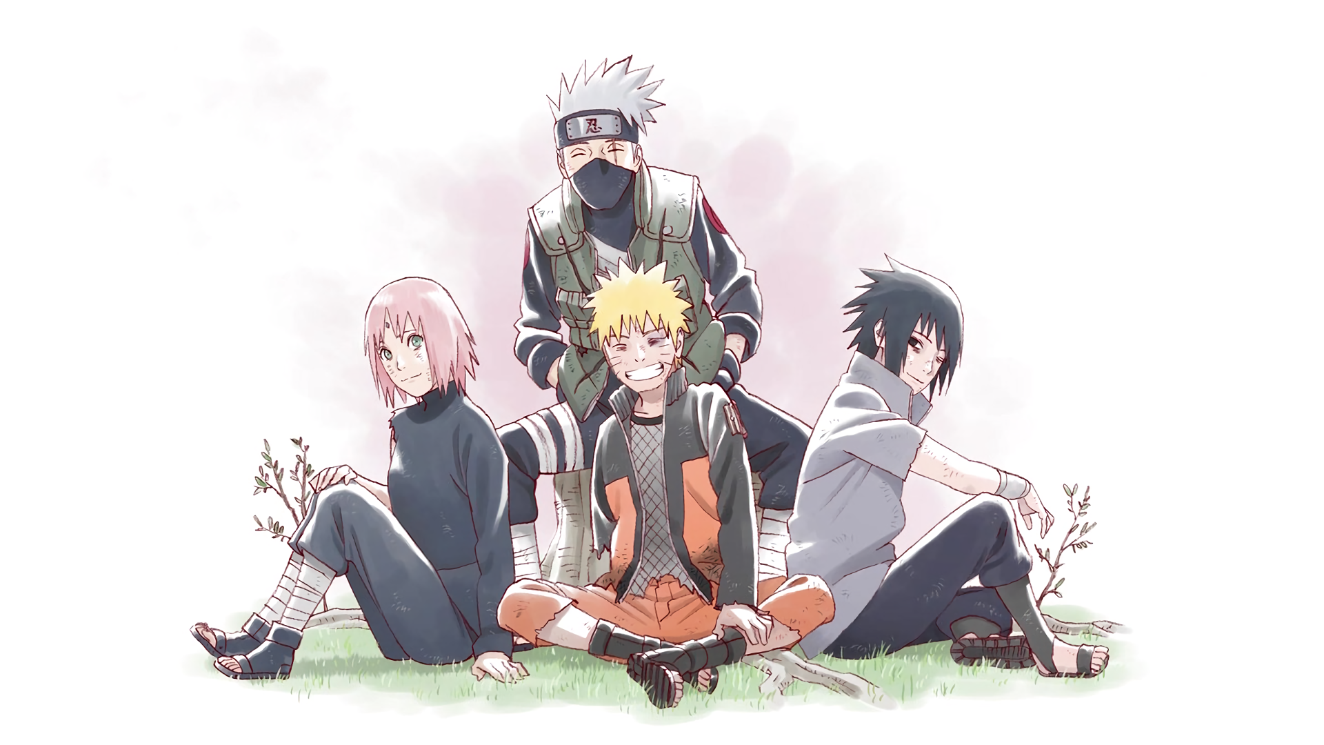 Naruto And Sasuke And Sakura And Kakashi - Naruto Sasuke Sakura E Kakashi  Png - & Background, Naruto Hinata Sakura and Sasuke HD phone wallpaper