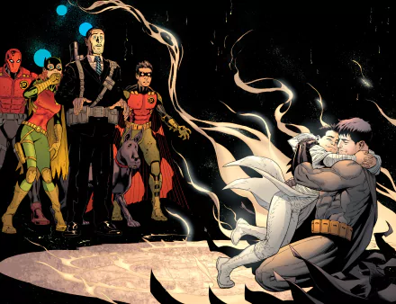  Batman and his son (Batman and Robin #37)