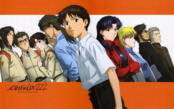 Gendo Ikari Misato Katsuragi Shinji Ikari Anime Evangelion: 2.0 You Can (Not) Advance HD Desktop Wallpaper | Background Image