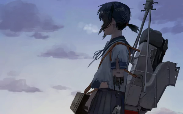 Fubuki (Kancolle) Anime Kantai Collection HD Desktop Wallpaper | Background Image