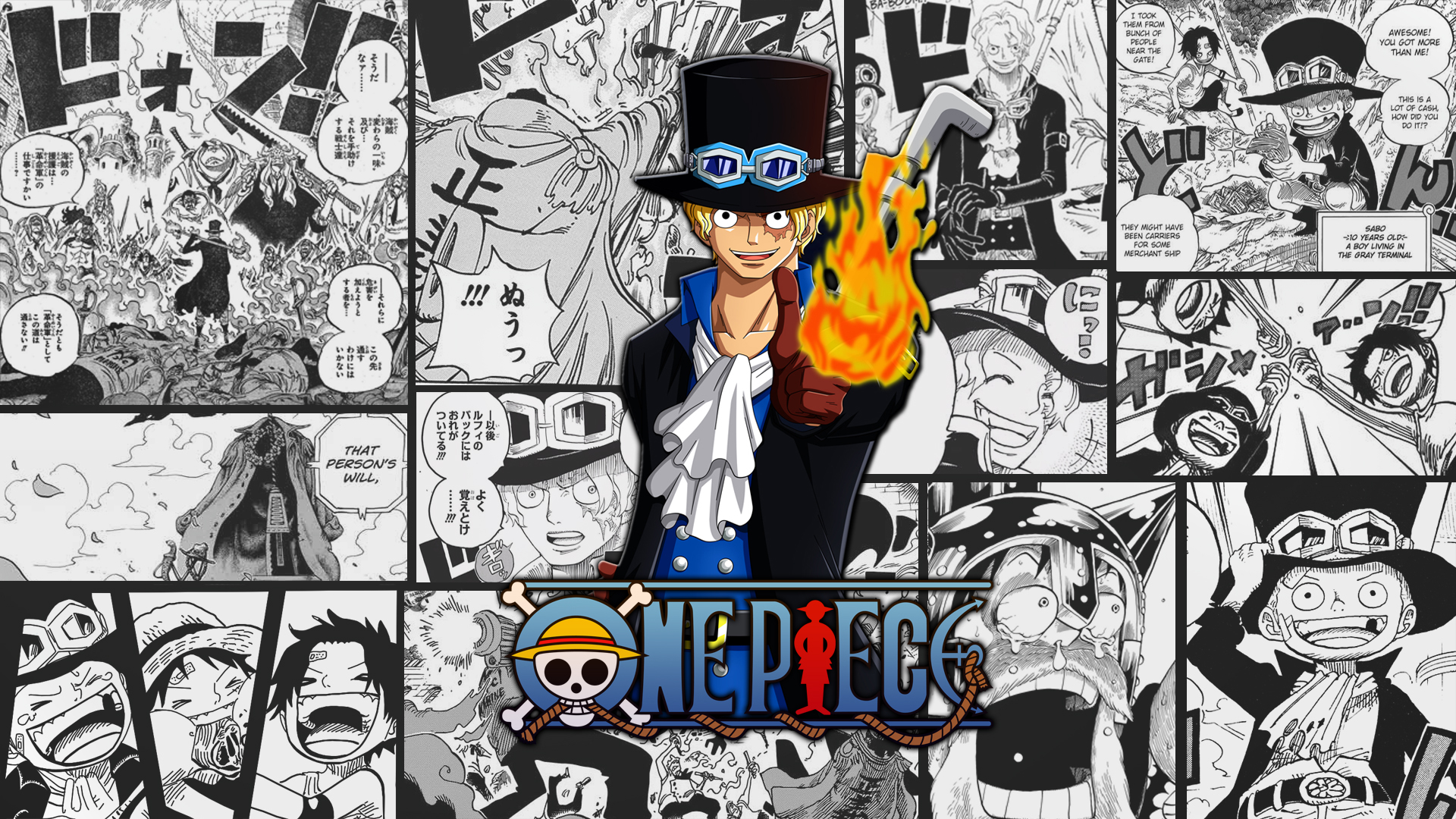 Sabo & Ace, Ace, sabo, Fire, One Piece, HD wallpaper | Peakpx