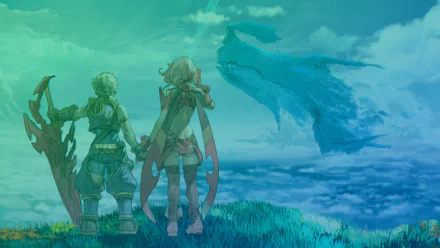 Pyra (Xenoblade) Rex (Xenoblade) video game Xenoblade Chronicles 2 HD Desktop Wallpaper | Background Image